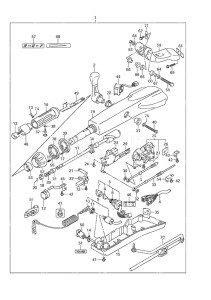 DF 70A drawing Tiller Handle