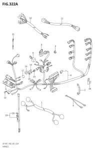 14001F-510001 (2005) 140hp E03-USA (DF140TK5) DF140 drawing HARNESS