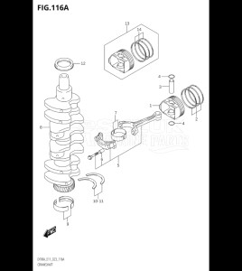 09003F-140001 (2021) 90hp E11 E40-Gen. Export 1-and 2 (DF90ATH    DF90AWQH  DF90AWQH   DF90AWQH    DF90AWQH) DF90A drawing CRANKSHAFT