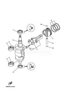 FT9-9GEL drawing CRANKSHAFT--PISTON