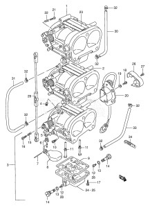 DT200 From 20001-461001 ()  1994 drawing CARBURETOR