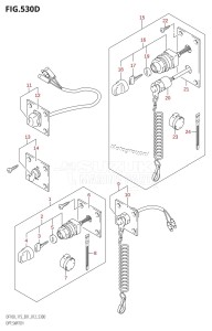 DF100 From 10002F-210001 (E01 E40)  2012 drawing OPT:SWITCH (DF115T:E40)