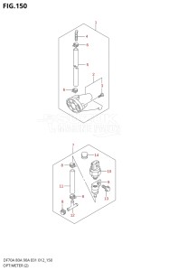 07003F-210001 (2012) 70hp E01 E40-Gen. Export 1 - Costa Rica (DF70A  DF70AT / DF70ATH  DF70ATH) DF70A drawing OPT:METER (2) (DF70ATH E01)