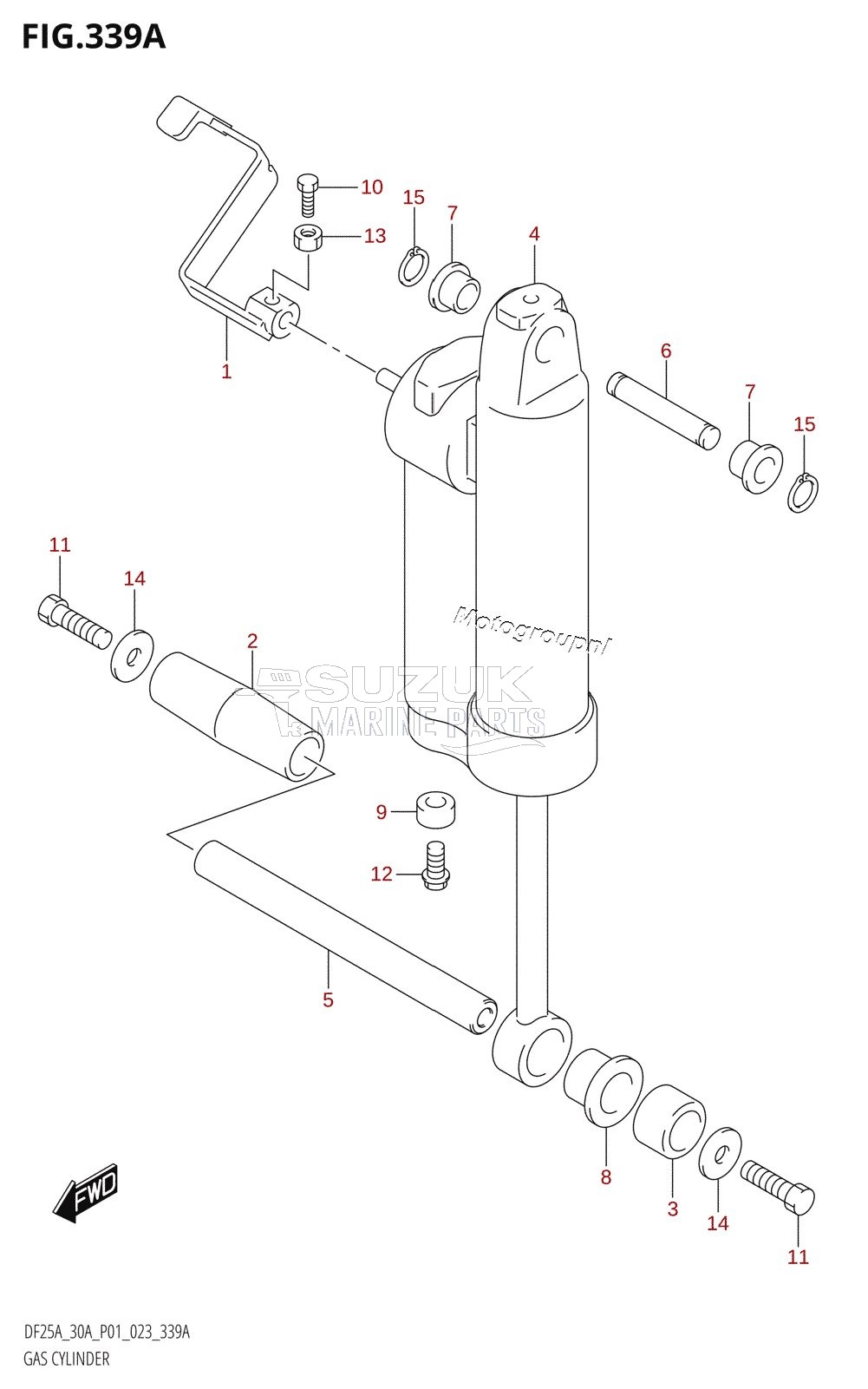 GAS CYLINDER (DF30AQ)