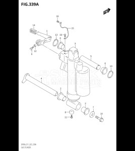 10004F-140001 (2021) 100hp E01 E40-Gen. Export 1 - Costa Rica (DF100BT  DF100BT   DF100BT) DF100B drawing GAS CYLINDER (DF90AWQH)