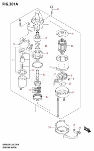 DF50A From 05003F-210001 (E01)  2012 drawing STARTING MOTOR