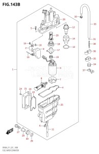 04004F-340001 (2023) 40hp E34-Italy (DF40AST) DF40A drawing FUEL VAPOR SEPARATOR (E40)