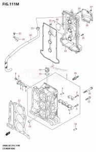 DF50A From 05004F-410001 (E01)  2014 drawing CYLINDER HEAD (DF60ATH:E40)