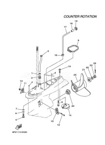 LF250TXR drawing PROPELLER-HOUSING-AND-TRANSMISSION-4