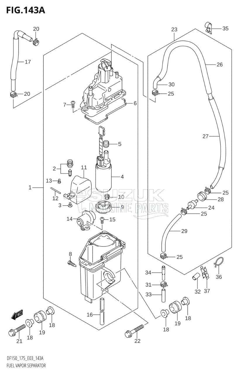 FUEL VAPOR SEPARATOR