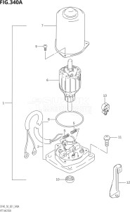 05001F-151001 (2001) 50hp E01 E11-Gen. Export 1-and 2 (DF50QHK1  DF50TK1) DF50 drawing PTT MOTOR ((DF40T,DF50T):(X,Y))