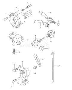 Outboard DF 90 drawing Sensor