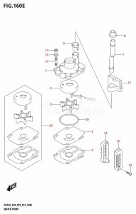 DF25A From 02504F-510001 (P01)  2015 drawing WATER PUMP (DF30A:P40)