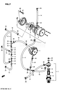 DT200 From 20001-601001 till 602076 ()  1986 drawing FUEL PUMP