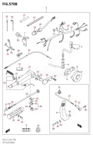 DF15 From 01502F-421001 (P03)  2004 drawing OPT:TILLER HANDLE (DF9.9R:(K5,K6,K7,K8,K9))