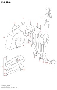 06002F-040001 (2020) 60hp E01 E40-Gen. Export 1 - Costa Rica (DF60A  DF60AQH  DF60ATH) DF60A drawing OPT:REMOTE CONTROL ASSY SINGLE (1)