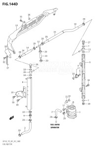 15002Z-210001 (2012) 150hp E01 E40-Gen. Export 1 - Costa Rica (DF150Z) DF150Z drawing FUEL INJECTOR (DF150Z:E40)