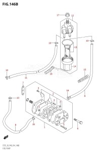 DT25 From 02503K-410001 (P36-)  2014 drawing FUEL PUMP (DT30:P40)