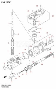 DF60A From 06002F-410001 (E01 E40)  2014 drawing TRANSMISSION (DF60AQH:E40)