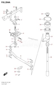 DF175AZ From 17503Z-910001 (E03)  2019 drawing CLUTCH SHAFT (DF200AT,DF200AST,DF175AT,DF150AT)