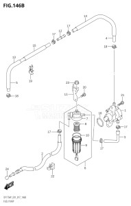 15003P-710001 (2017) 150hp E01 E40-Gen. Export 1 - Costa Rica (DF150AP) DF150AP drawing FUEL PUMP (DF150AP:E40)