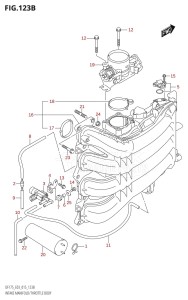 DF175Z From 17502Z-510001 (E03)  2015 drawing INTAKE MANIFOLD /​ THROTTLE BODY (DF150TG:E03)