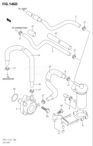 09001F-680001 (2006) 90hp E01-Gen. Export 1 (DF90TK6) DF90 drawing FUEL PUMP (DF115WT:(K6,K7,K8,K9,K10,011),DF115WZ)