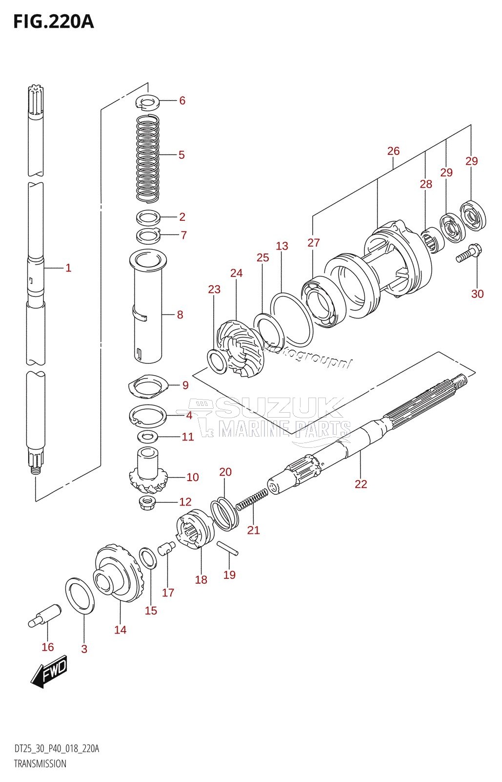 TRANSMISSION (S-TRANSOM)