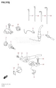 DF115AST From 11504F-710001 (E03)  2017 drawing SENSOR (DF140AZ:E40)