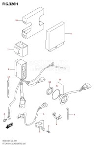 DF40A From 04003F-040001 (E01)  2020 drawing PTT SWITCH /​ ENGINE CONTROL UNIT (DF50AVTH:E01)