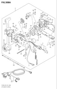 20003F-610001 (2016) 200hp E01 E40-Gen. Export 1 - Costa Rica (DF200AT) DF200A drawing OPT:REMOTE CONTROL