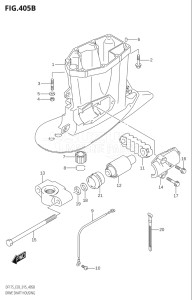 17502Z-510001 (2005) 175hp E03-USA (DF175Z) DF175Z drawing DRIVE SHAFT HOUSING (DF150TG:E03)