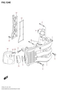 DF50A From 05003F-040001 (E01)  2020 drawing INTAKE MANIFOLD /​ SILENCER /​ EXHAUST COVER (DF60ATH,DF60AVT,DF60AVTH,DF40ASVT)