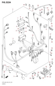 09003F-010001 (2010) 90hp E03-USA (DF90ATK10) DF90A drawing HARNESS