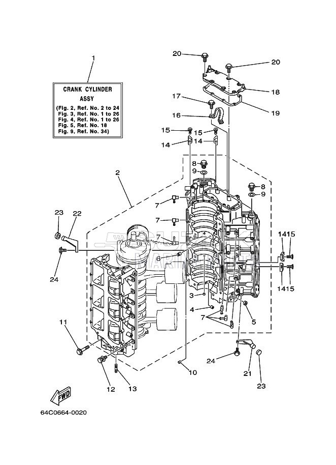 CYLINDER--CRANKCASE