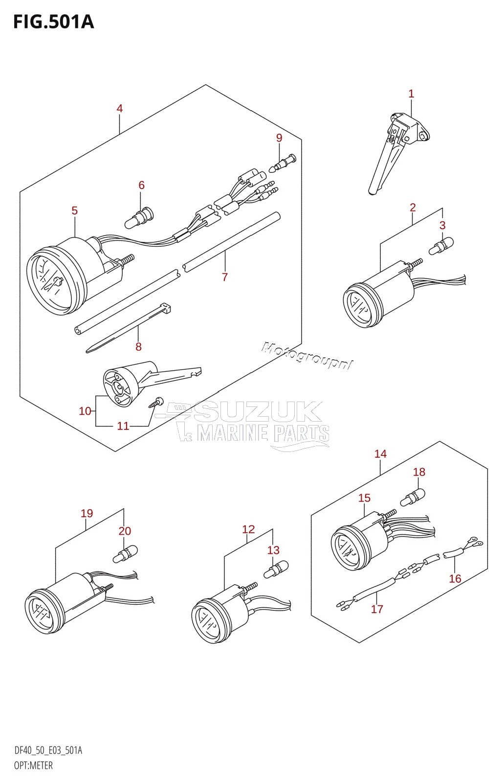 OPT:METER (X,Y,K1,K2,K3,K4)