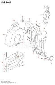 06003F-240001 (2022) 60hp E11 E40-Gen. Export 1-and 2 (DF60AVT  DF60AVT  DF60AVTH  DF60AVTH) DF60A drawing OPT:REMOTE CONTROL ASSY SINGLE (1)