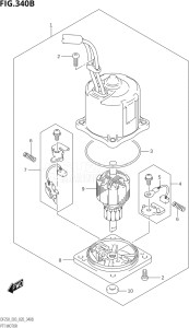 25003Z-040001 (2020) 250hp E03-USA (DF250Z  DF250Z) DF250Z drawing PTT MOTOR (X-TRANSOM,XX-TRANSOM)