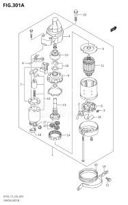 15002Z-010001 (2010) 150hp E03-USA (DF150ZK10) DF150Z drawing STARTING MOTOR