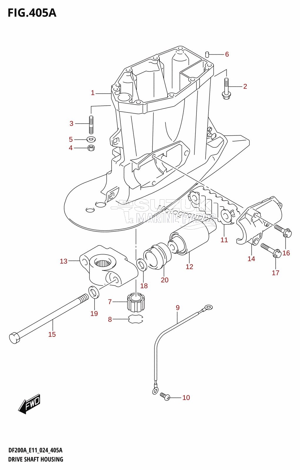 DRIVE SHAFT HOUSING