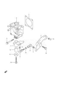 DF 40 drawing Throttle Body