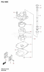 DF90A From 09003F-810001 (E01 E40)  2018 drawing WATER PUMP (DF90A:E01,DF90ATH:E01)