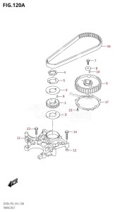 DF20A From 02002F-410001 (P03)  2014 drawing TIMING BELT