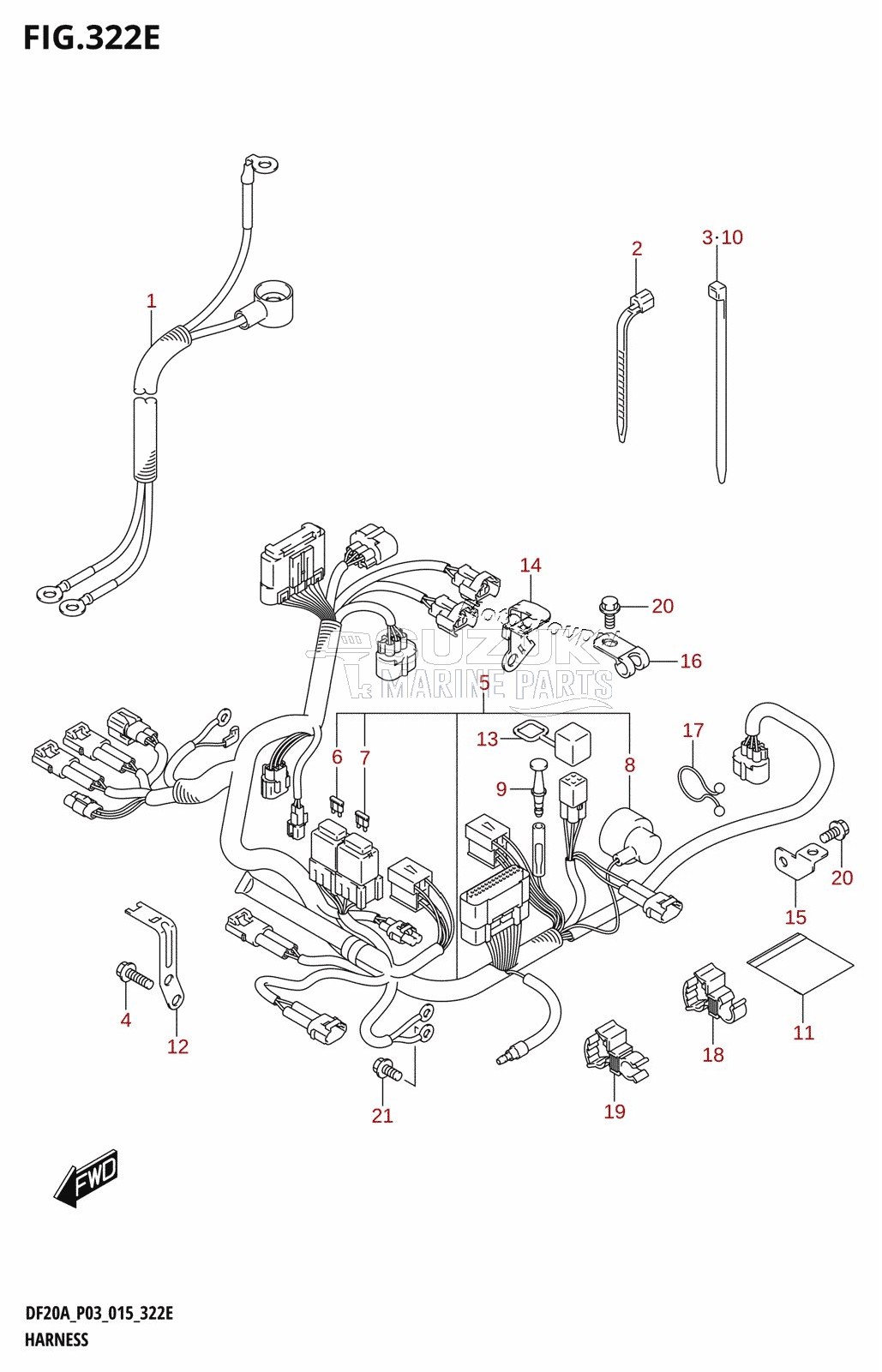 HARNESS (DF15A:P03)