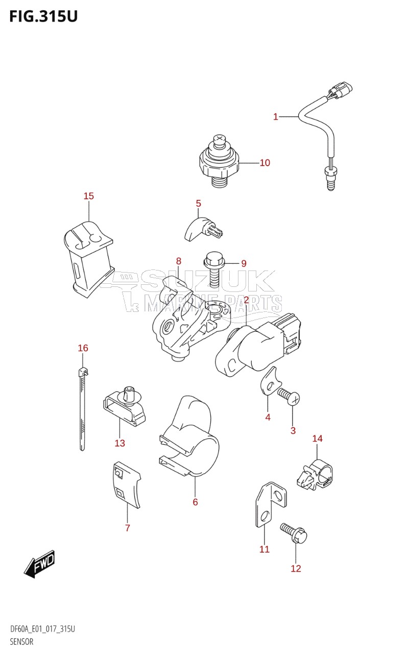 SENSOR (DF60AVTH:E40)