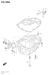 04005F-240001 (2022) 40hp E34-Italy (DF40ASVT  DF40ASVT) DF40A drawing OIL PAN (DF40A,DF40AST,DF50A,DF60A,DF40ASVT)