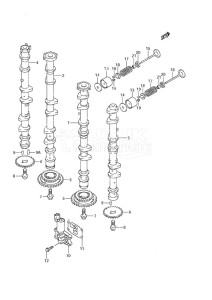 DF 250 drawing Camshaft