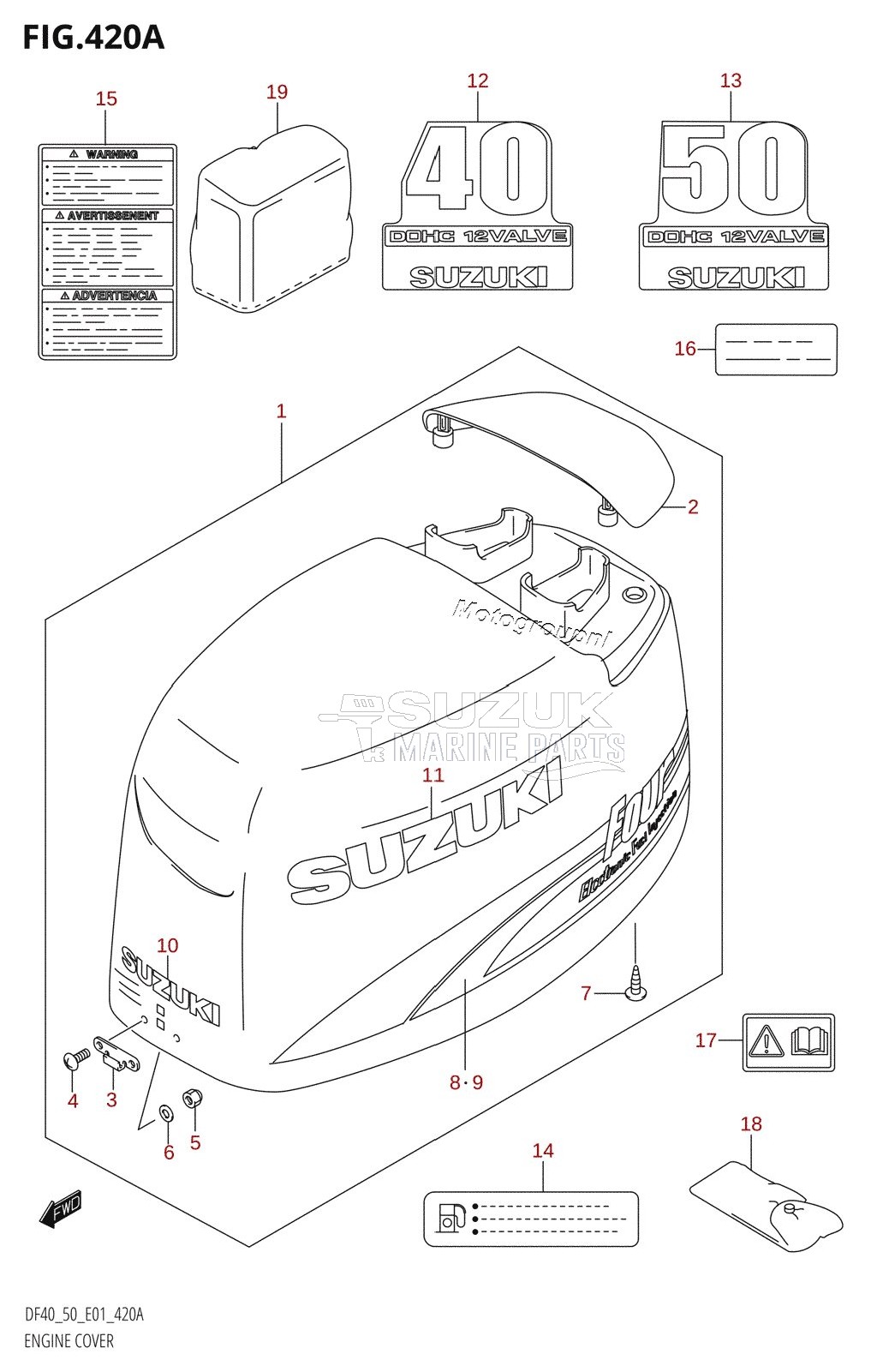 ENGINE COVER (X,Y,K1,K2)