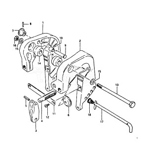 DT25 From 2501-100000 ()  1988 drawing CLAMP BRACKET