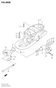 DF250Z From 25001Z-510001 (E01 E40)  2005 drawing DRIVE SHAFT HOUSING (L-TRANSOM)